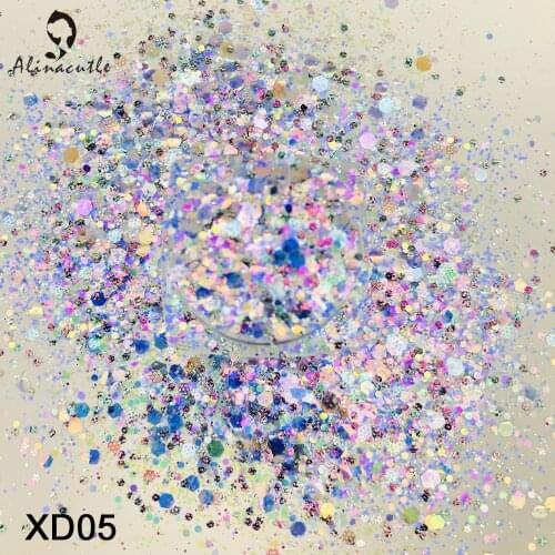 15g/Jar Mixed Color Diamond Sequins In Mixed Sizes For Nails Art Handmade Craft Accessories Scrapbook Shakes DIY Sequins