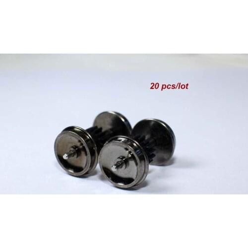 20 PCS 1/87 Ho Scale Train Wheel Alloy Fittings Refit Wheel Universal Accessories Suitable for Sand Stable