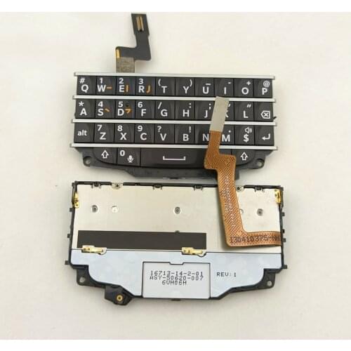 20Pcs/Lot Good quality Keyboard Flex Replacement Part For Blackberry Q10 Keypad Buttons Repair parts