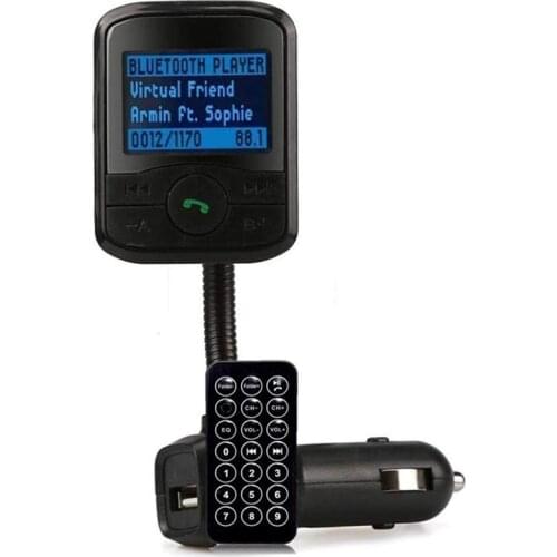 International Bluetooth FM Transmitter Car Mp3 Player Hands-free Car Kit Radio Audio Adapter Car Bluetooth Receiver