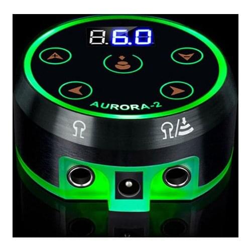 Aurora 2 Tattoo Power Supply Upgrade Digital LCD Power Supply With Power Adaptor Mini Led Touchpad Tattoo Supplies Tattoo Power
