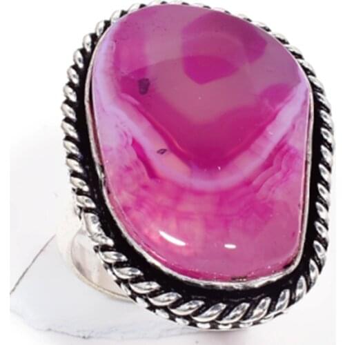 Botswana Agate Silver Overlay over Copper , Size: 8.25. , R5524