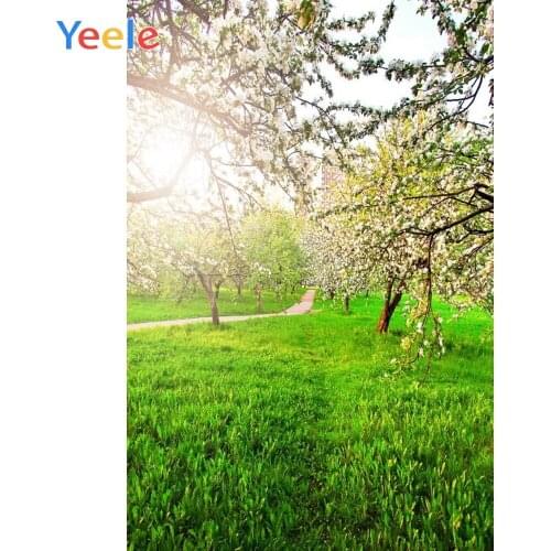 Spring Flower Grassland Nature Scenery Baby Portrait Photography Backdrops Photographic Background For Photo Studio Photophone