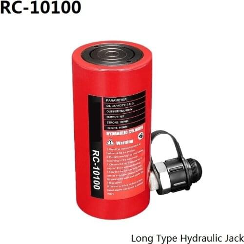 Hydraulic Jack Long-Type RC-10100 With Seal For Construction