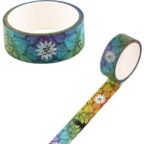 PC3227 1pcs Yoga Painting Washi Tape Set Adhesive Tape Decoration Sticker Scrapbooking DIY Diary Tape Stationery Supply