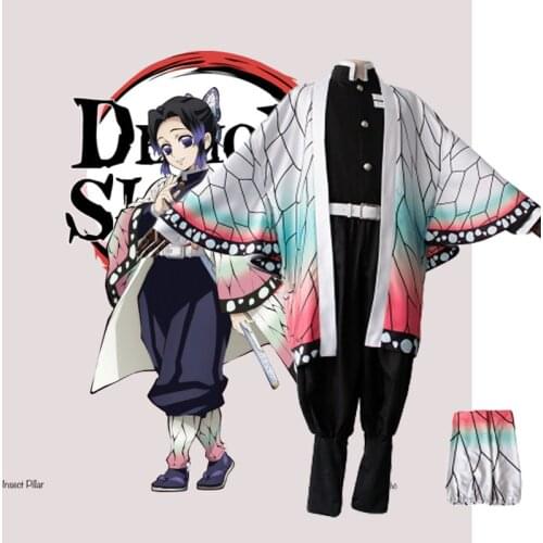 Kimetsu no Yaiba Demon Slayer Cosplay Costume Kochou Shinobu Nezuko Agatsuma Zenitsu Tomioka Giyuu Muzan Cosplay anime