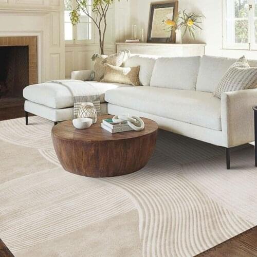Nordic carpet geometric carpet soft living room bedroom carpet whole room large area carpet table sofa chair floor mat