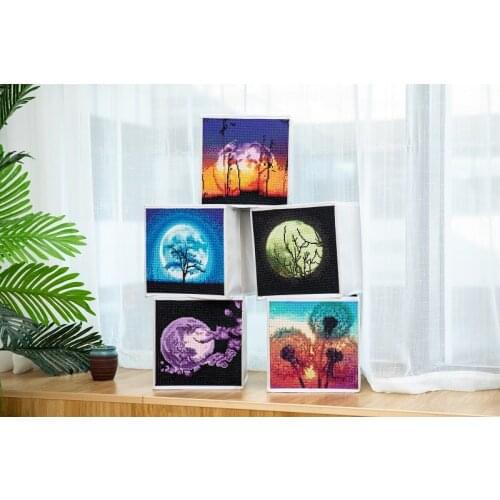 Full Drill DIY Diamond Painting Storage Box Special Shaped Diamond Mosaic Household Items For Bedroom Cross Stitch Embroidery