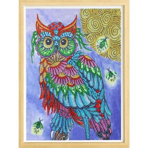 Pintura diamante redondo 5D animal DIY punto de cruz iris mosaico pintura decorativa para el hogar regalo acaba de llegar