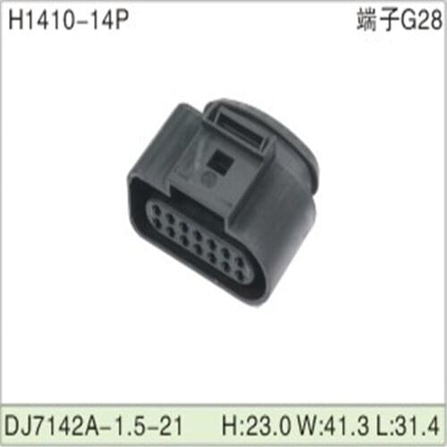 Free shipping 200pcs DJ7142A-1.5-21 14Pin 1.5mm AMP Car Electrical Wire Connectors for VW,BMW,Audi,Toyota,NISSAN AND other