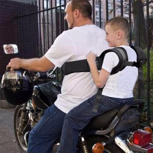 Child Motorcycle Safety Belt Moto Strap Harness insurance Girls Backseat Security Sling For Bike Motorbike Baby Backpack Belt