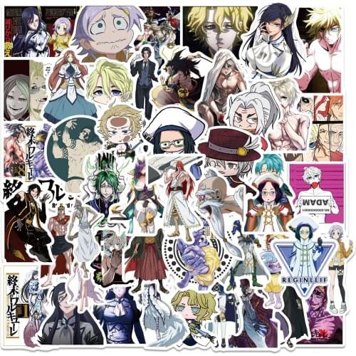 10/50pcs/pack Anime Stickers Record of Ragnarok Cartoon Stickers for Skateboard Computer Notebook Car Decal Childrens Toys