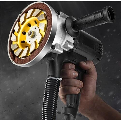 BY-BQJ-3 Dust-free Wall Planer Old Wall Renovation Planer Concrete Self-suction Wall Planing Machine Wall Grinder 220V 4580W