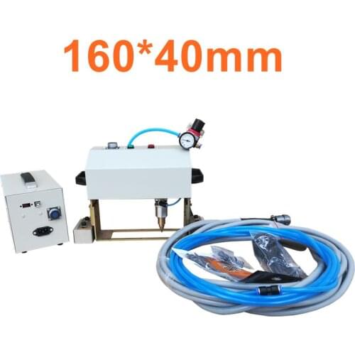 Sign chasis Industrial Automatic Pneumatic metal dot pin marking machine Dot pin pneumatic tag marking machine name tag 16040