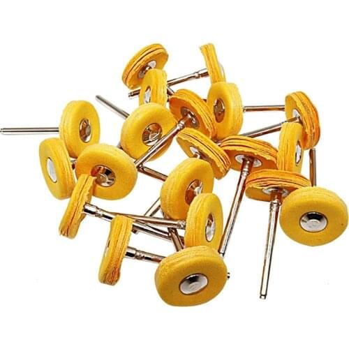 1Pcs Polishing Cloth Wheel Grinding Head 2.35mm Shank T Style Buffing Cloth Wheel Jade Cleaning Rotary Tool Accessories