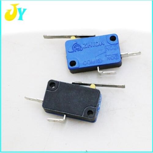 10pcs / Lot 2pin Microswitch in Switch with Lever Tack Limit Micro Switch for Push Button Arcade Joystick
