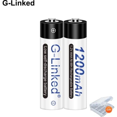 2/4/6/8/10/12PCS AAA Battery 3A 1.2V Ni-MH AAA Rechargeable Battery Batteries Low Self Discharging AAA Batteries 1200mAh