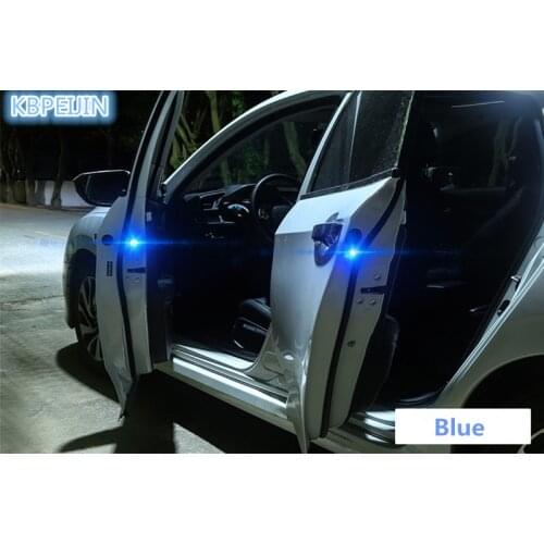 2PCS Wireless Car Door Safety Flicker Warning Light Sticker for DACIA logan duster sandero lodgy sandero dokker mcv car styling