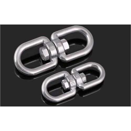 304 stainless steel rotary ring Universal ring 8 ring M4 M5 M6 M8 M10 M12 M16 M20 chain clasp rigging fittings dog chain parts