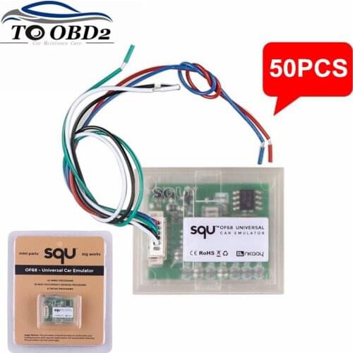 50PCS/Lot Wholesale OBDII MINI Parts SQU OF68 Car Emulator IMMO Sensor Programs MINI Parts Big Works SQU OF68 Express Fast