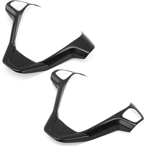 Auto Accessories Car Steering Wheel Covers Trim Sticker for Ford New Fiesta MK7 2009-2017 Ecosport 2012-2017