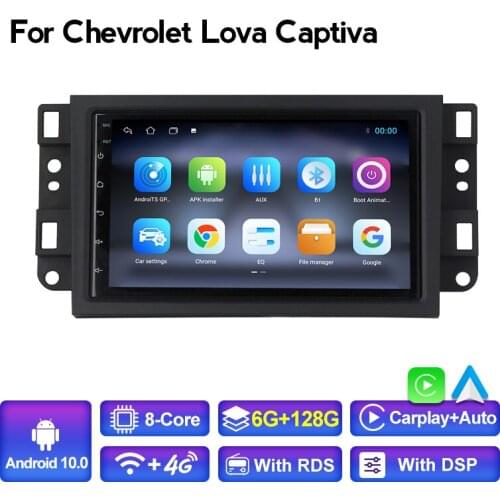 4G LTE Android10 Car multimedia player For Chevrolet Lova Captiva Gentra Aveo Epica 2006-2011 BT WIFI GPS Head unit CARPLAY Auto