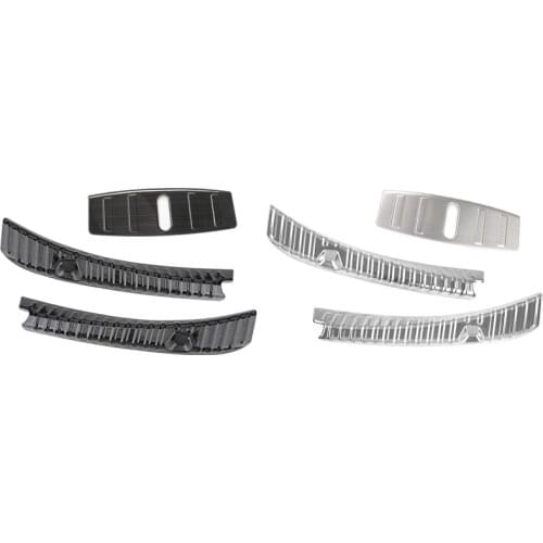 Rear Trunk Bumper Frunk Bumper Protector Guard Stainless Steel for Tesla Model 3(2Pcs)