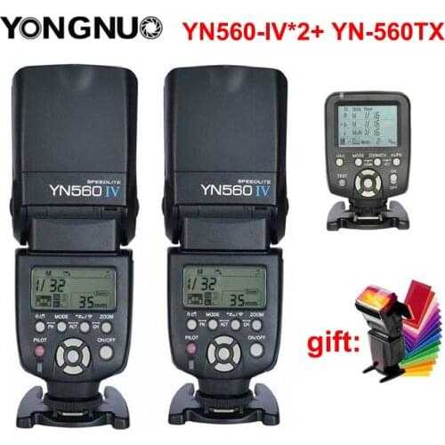For Nikon Canon DSLR Camera Master LCD Speedlite Flash YONGNUO YN560 IV YN560IV YN560-IV X2+ YN-560TX Wireless Flash Controller