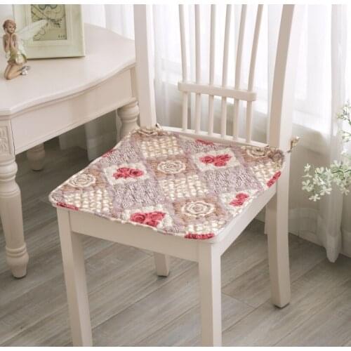 Comfortable Home Office Decor Cotton Seat Cushion Pad Non-slip Sofa Bottom Mat Soft Buttocks Chair Seat Cushions, 40*40/45*45cm
