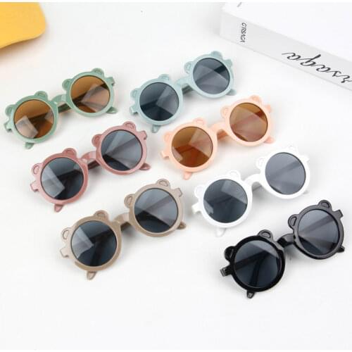 Cartoon Round Kids Sunglasses Boys Girls Vintage Sun Glasses UV Protection Classic Children Eyewear
