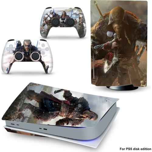 God PS5 Standard Disc Edition Skin Sticker Decal Cover for PlayStation 5 Console & Controller PS5 Skin Sticker Vinyl