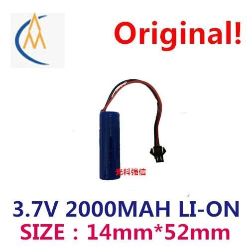 New foot let flashlight AA lithium battery 5 14500 lithium battery 2000 mah 3.7 V is durable enough for SM