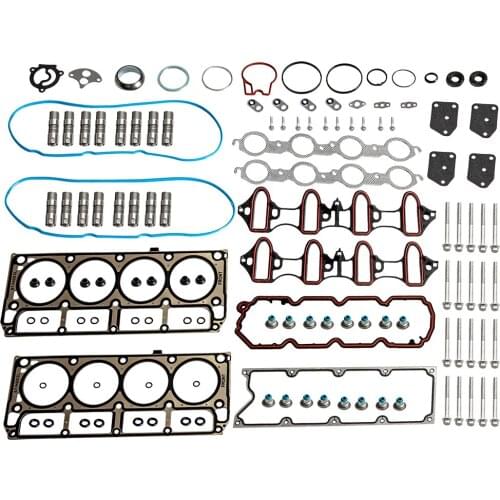 New Head Gasket Set Bolts Lifters for Chevrolet GMC Buick Cadillac OHV Non-AFM Fit 2004 2005 2006 2007 2008
