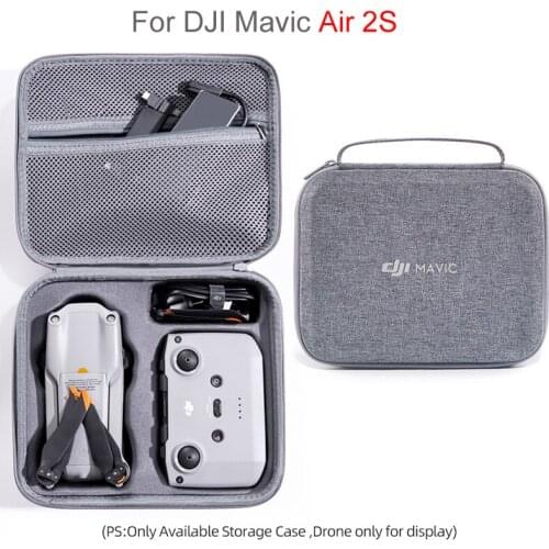 Portable Storage Bag Carrying Case Hard Box For DJI Mavic Air 2S RC Drone About 27*23*10cm Drone Boxes Not Include Drones