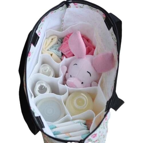 Portable Travel 7 Liners Diaper Bag Insert Organizer Nappy Stuffs Storage NIN668