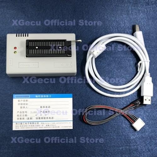 Black Edition V11.20 XGecu TL866II Plus USB Programmer support 16842+IC SPI Flash NAND EEPROM MCU PIC AVR replace TL866A TL866CS