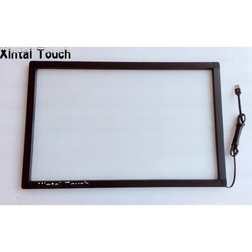 Xintai Touch 40" IR touch screen frame,truly 6 points IR multi touch screen panel, driver free usb touch screen