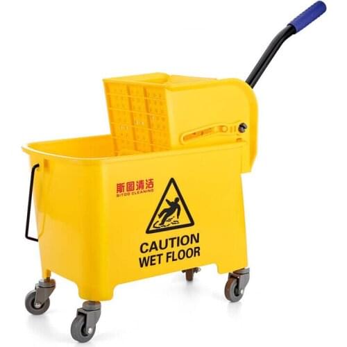 Cleaning mop mop water squeezing bucket truck MOPA sent home commercial mop bucket bicycle compressor hand compressor