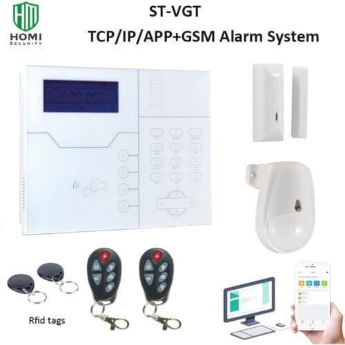 French Menu ST-VGT Sent From Spain No Taxes GSM TCP/IP/LAN Home Intruder Alarm Security System