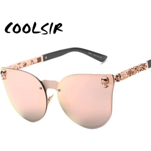 Fashion Luxury Sunglasses Women Brand Designer Skull Sun Glasses For Ladies Retro UV400 Anti-Reflective Female Oculos