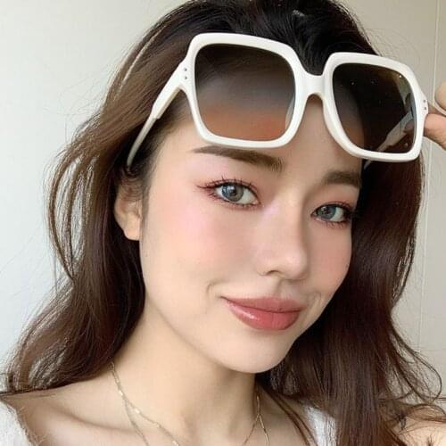 NONOR Vintage Big Square Sunglasses Women Goggles Oversize Sun Glasses Female Fashion Famous Brand Black Eyewear Gafas de sol