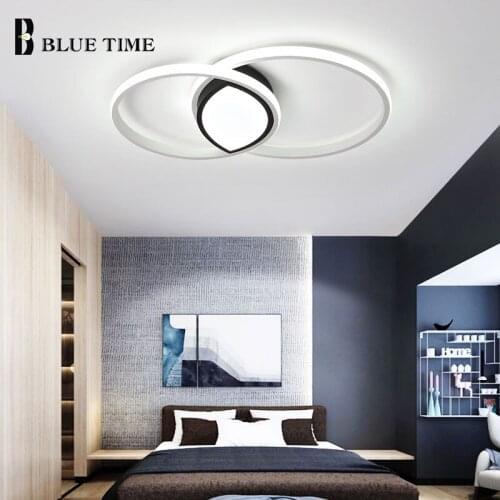 Indoor Lighting Led Chandelier For Living Room Bedroom White Home Lustre Led Ceiling Chandeliers Lighting Fixtures AC 110V 220V