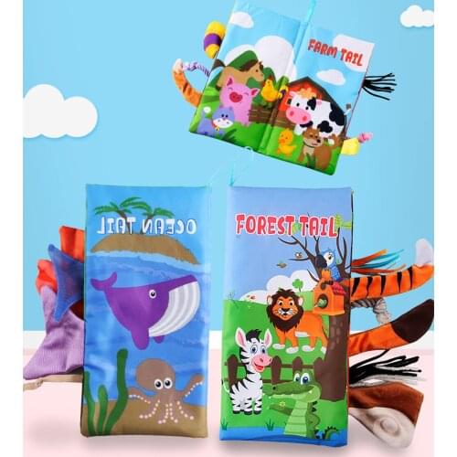 Ranch Tail Cloth Book Childrens Story Baby Books Learning and Education English Story Activity Story Book Gifts for Children