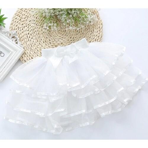 Cute Baby Girls Skirts Fashion Princess TuTu Dresses Kids Dance Skirts Fashion Baby Girls Clothes Vestidos for 6 8 10 12 Years