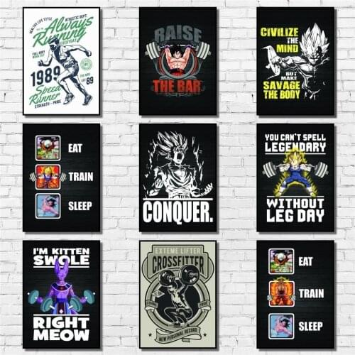 Funny Fitness Poster Whitepaper Fitness Motivation Poster Art Painting Abstract Fancy Wall Sticker for Coffee House Bar Gym