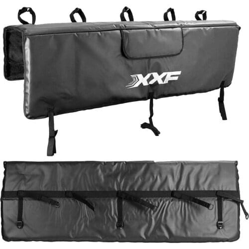 Bike Tailgate Cover Protection Pad Truck Tailgate Cover Mountain Bike Pick-up Pad With 5 Bike Frame Fixing Straps For Truck Bike