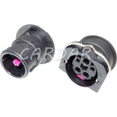 1 Set 5 Pin Auto Headlight Assembly Wire Sockets Light Conenctor Waterproof Automotive Plugs For VW J6