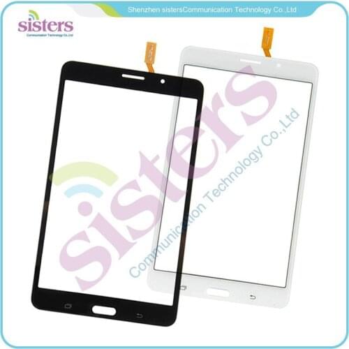 10PCS/LOT Wholesale High quality Touch Screen Digitizer For Samsung Galaxy Tab 4 7.0 T231 Black/White + Free shipping