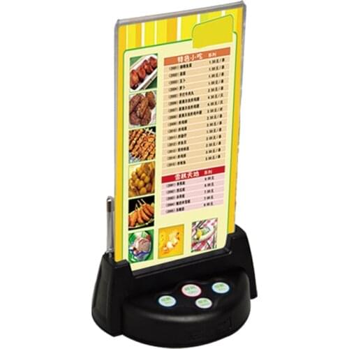 YCALL 1 Year Warranty Wireless Restaurant Waiter Calling Service Call Bell System Table Beeper Button with Antenna K-G4