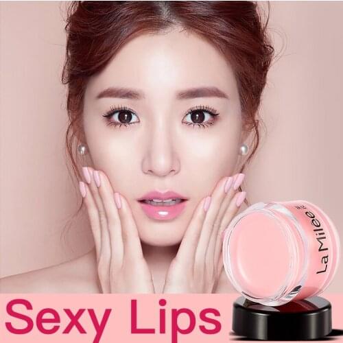 [ 2boxes ]Lip Mask For Lip Plumper Moisture Essence Plant Flower Extract Exfoliating Anti-Ageing Scrub lip film 20g
